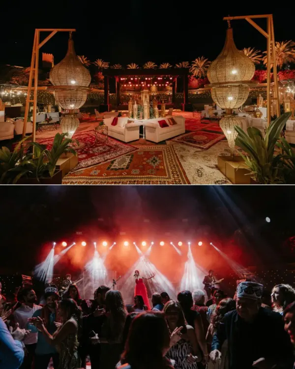 We believe an event should be an escape. Here, we designed a "Souk Under the Stars" theme, transforming a venue into a magical Arabian marketplace, complete with authentic decor, ambient lighting, and curated experiences that transported guests to another world.