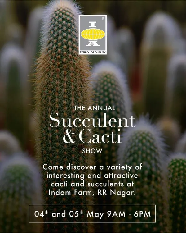 Who's thriving in this heat? Our succulents and cacti! We invite you to our annual Succulent & Cacti Show to discover rare and exotic varieties that beat the heat and look beautiful doing it.