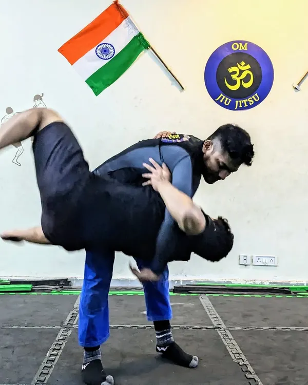 A clean hip toss in action. This wrestling takedown is a perfect example of how we blend different grappling arts to create a complete system for MMA and self-defense.
