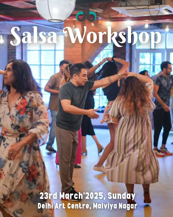 Join our exclusive Salsa Workshop on March 23rd. This session is open to all levels, whether you're a complete beginner or looking to sharpen your skills.