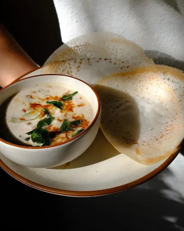 This is what my food is all about: soft, lacey Appams made from scratch, perfect for soaking up a fragrant and creamy stew. It’s a classic pairing that brings back memories of home for so many, and it’s a joy for me to make it for you.