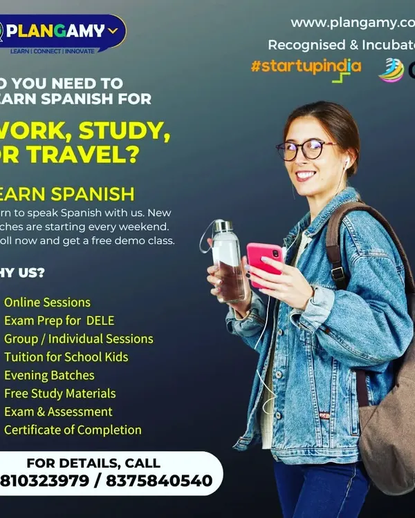 Do you need to learn Spanish for work, study, or travel? We can help you learn to speak Spanish with confidence through our online sessions. Our courses include exam prep for DELE, free study materials, and a certificate of completion.