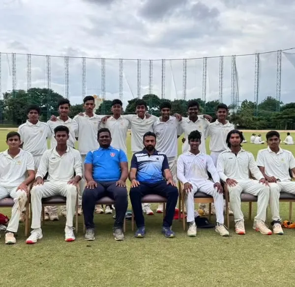 We build champions. This is our Swastik Union U-19 team, the winners of the 2024-25 KSCA tournament.