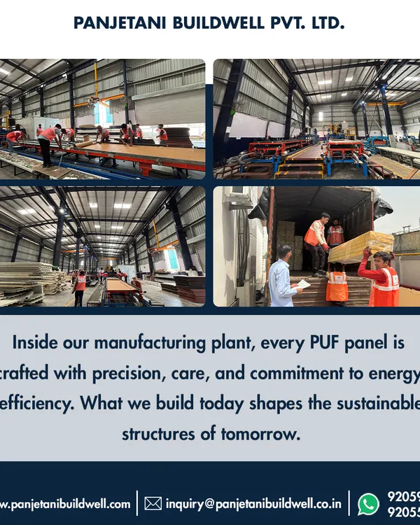 A look inside our manufacturing plant, where every PUF panel is crafted with precision. From production to dispatch, we are committed to building the sustainable structures of tomorrow.