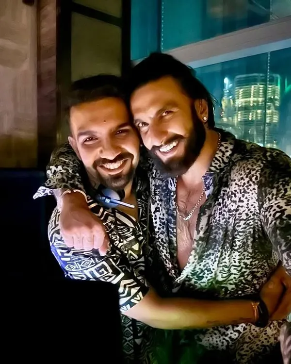 Brothers for life! A night to remember with the one and only Ranveer Singh. The energy was off the charts.