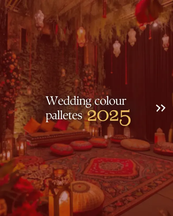 This mood board showcases our ideas for 2025 wedding color palettes. We help you choose the dreamiest color combinations to bring your wedding look to life.
