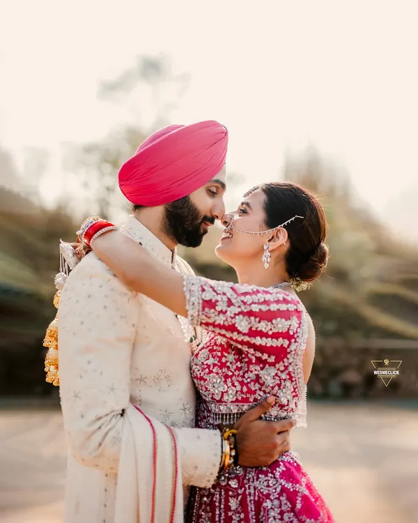 An intimate moment from a beautiful Sikh couple's pre-wedding shoot. The soft light and their gentle embrace highlight their deep connection. I feel honored to capture the elegance and emotion of traditional love stories.