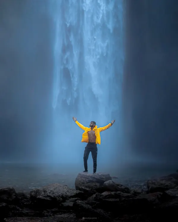 This is the feeling I chase on every trip. Standing before the raw power of nature in Meghalaya, completely humbled and alive. Join my group trips to experience moments like this for yourself.