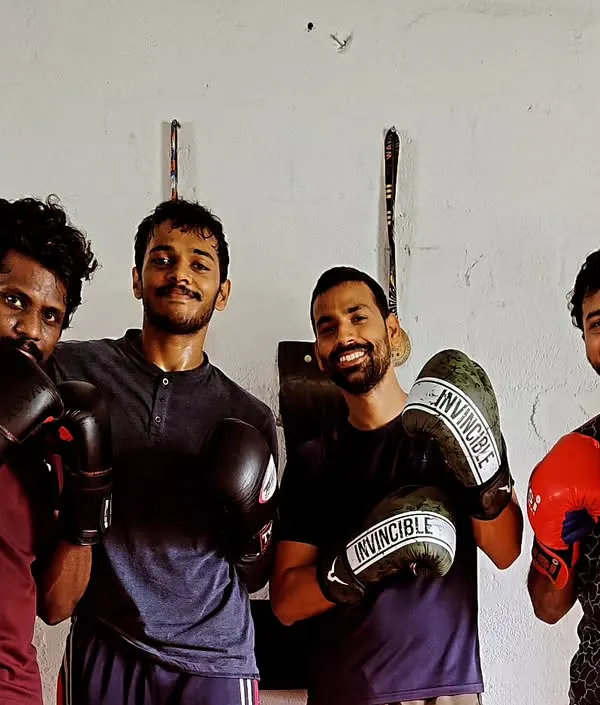 The early morning 6:30 AM crew. Starting the day with a tough boxing and fitness session builds a strong bond.