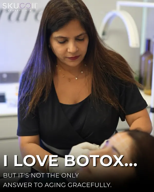 I love Botox for its ability to smooth dynamic wrinkles, but it is just one tool in our anti-aging toolkit. A truly graceful aging process involves a comprehensive plan that addresses skin quality, volume loss, and texture.