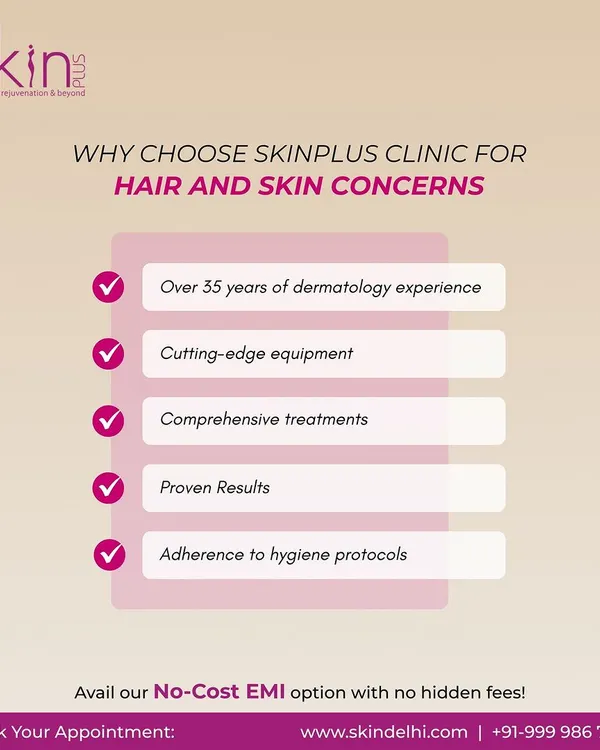 This graphic outlines why clients choose my clinic. With over 35 years of dermatology experience, cutting-edge equipment, and a commitment to hygiene, I provide comprehensive treatments that deliver proven results.