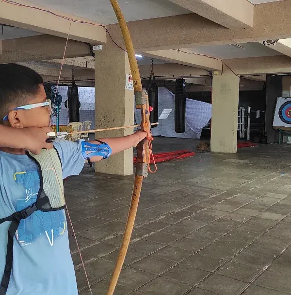 This is where it all begins. I teach every child how to find their focus, hold the Indian Round Bow correctly, and take their first shot with confidence. It's about building a strong foundation in a safe and supportive environment.
