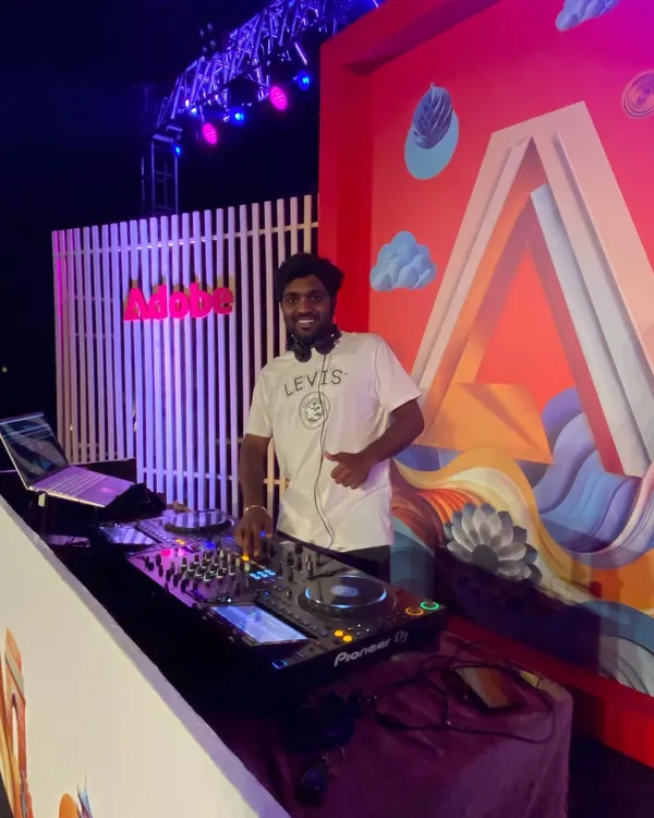 Spinning for the team at Adobe. I provide professional DJ services for corporate events, ensuring the music fits the brand's atmosphere and the occasion.