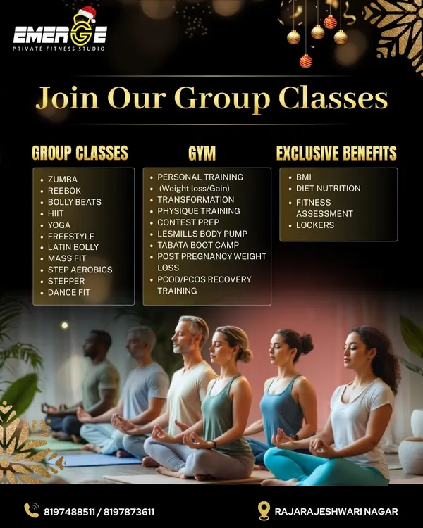End the year strong with our Christmas and New Year offer. Get 30% off on an annual membership and join the strongest fitness community in RR Nagar.