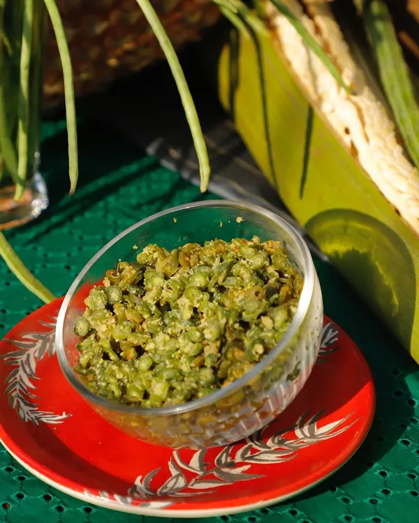 My Beans Thoran has been on the menu since day one. It's a humble, hearty, and heroic dish of finely chopped beans stir-fried with coconut and spices. It's nutritious, comforting, and a true NairOnFire classic.