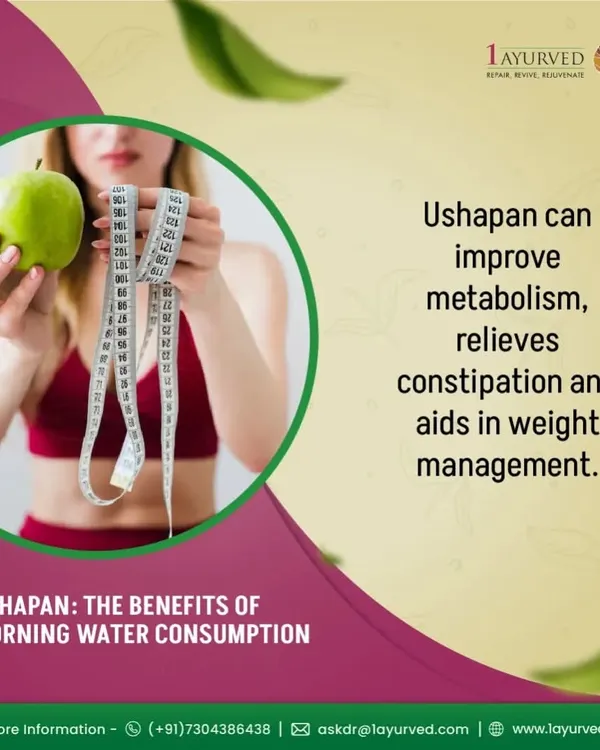 We often find that stubborn weight is not just about calories, but about a sluggish metabolism. A simple yet powerful Ayurvedic practice called 'Ushapan', or drinking water first thing in the morning, helps to kickstart your 'agni' or metabolic fire, aiding digestion and natural weight management.