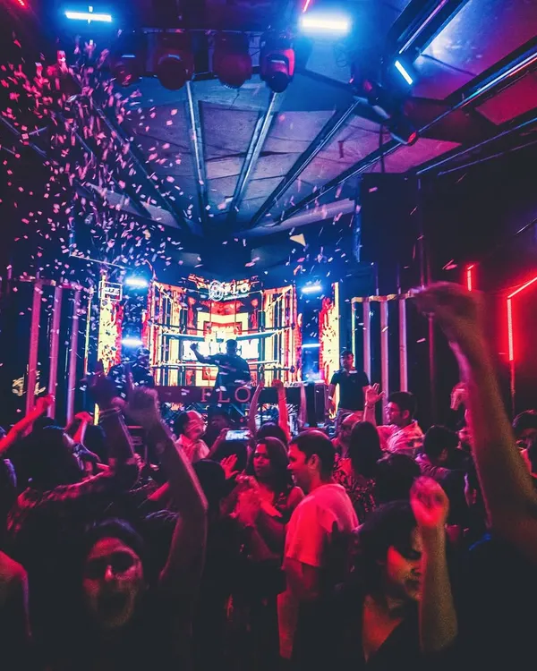 This is what a packed dance floor looks like when the beat drops. I bring the full experience to my club residencies, complete with confetti cannons and non-stop energy to make the night unforgettable.