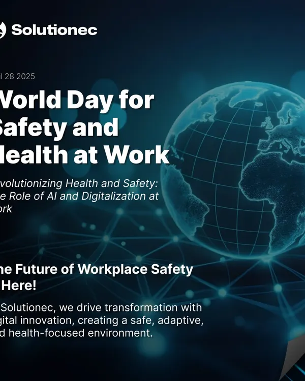 This carousel, created for the World Day for Safety and Health at Work, details our approach to revolutionizing workplace safety with AI. We show the shift from reactive measures to proactive, AI-driven predictions, real-time monitoring, and automation that keep employees safe.
