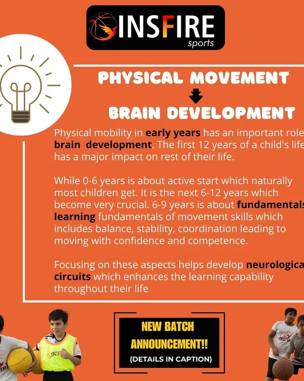 Physical movement is crucial for brain development in the early years. Our new batch for kids aged 6-10 focuses on learning fundamentals like balance, stability, and coordination to build confidence and competence.