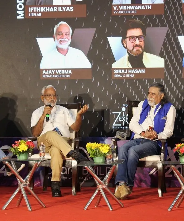 Our principal architect, Ajay Verma, engaged in an intellectual conversation with fellow architects at the D-arc BUILD expo 2024 in Bengaluru. The panel discussed the art of lighting design in architecture and interiors.
