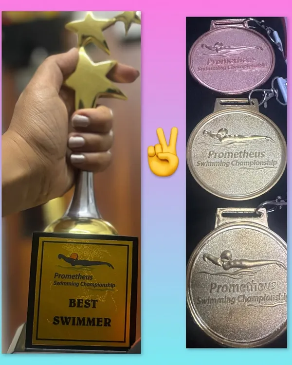 The result of pure hard work. Congratulations to Pradyumn for winning Best Swimmer at the Prometheus Swimming Championship, along with gold in 50m backstroke and butterfly, and bronze in the 200m.