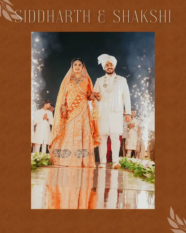 A grand entrance for a grand occasion. Siddharth and Shakshi walk down the aisle surrounded by sparklers, a truly magical moment that I captured to look as epic as it felt.