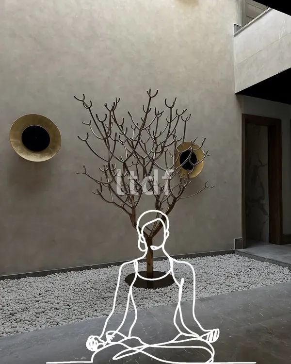 The beauty of design is that even in its most minimal state, it can feel complete. Here, balanced proportions, a sculptural tree, and thoughtful detailing create a space that is calm, intentional, and quietly distinctive.