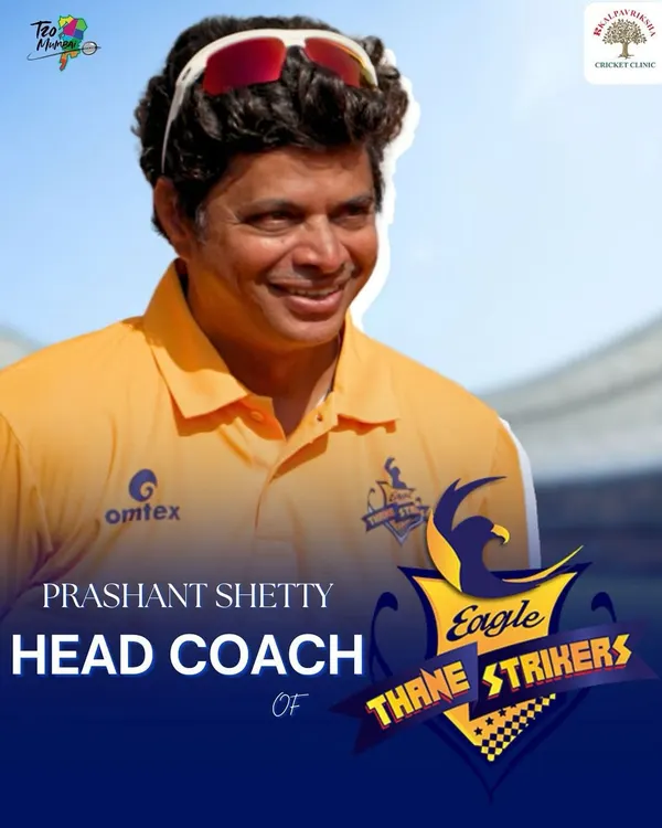 As the Head Coach of the Eagle Thane Strikers, I bring my philosophy of discipline, planning, and aggressive cricket to the team. Leadership is about shaping champions on and off the field.