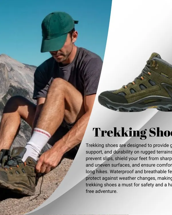 Trekking shoes are a must for safety and comfort. This guide explains why they are essential for providing grip, support, and durability on rugged terrains.