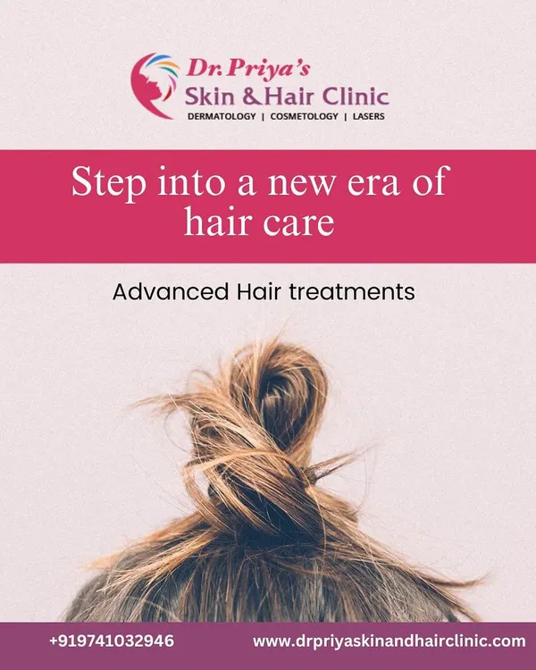 This graphic introduces the new era of advanced hair treatments available at my clinic. I offer a range of options, including GFC and PRF therapy, to address hair loss and improve hair health.