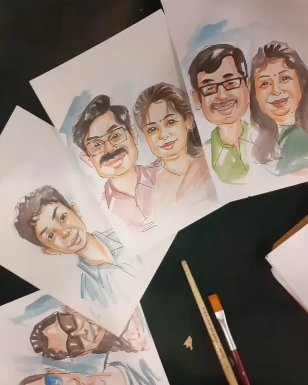 Here is a collection of my recent color caricature work, perfect for adding a splash of fun to any party. Each portrait is drawn on quality paper using professional markers and paints.