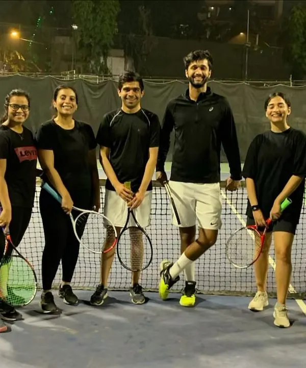 It's more than just a class; it's a team. A great evening session with our adult batch, all coincidentally showing up ready to play in black.