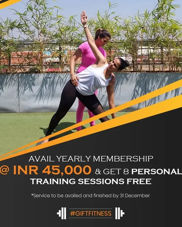 Gift yourself the promise of health. With our yearly membership, you get 8 personal training sessions free. It's the perfect way to kickstart your transformation.