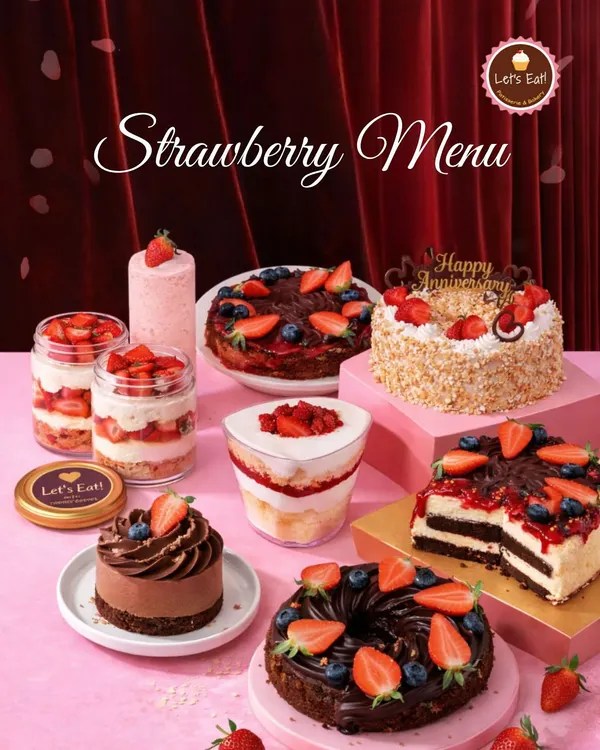 This is what happens when fresh strawberries meet my passion for baking. My seasonal strawberry menu features a wide array of treats, from a rich chocolate strawberry bundt cake and creamy cheesecake to delicate mousse cakes and layered dessert jars. It’s a true celebration of the berry season.