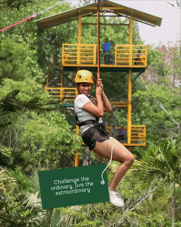 Challenge the ordinary and live the extraordinary. Soar through the treetops on our zipline for an unforgettable rush and a bird's-eye view of the stunning landscape below.