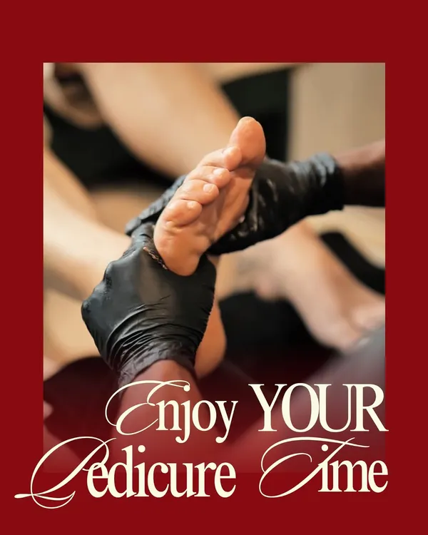 Your pedicure should be a moment of pure relaxation. I make sure you have time to unwind while I focus on making your feet look and feel their best, using professional techniques for lasting results.