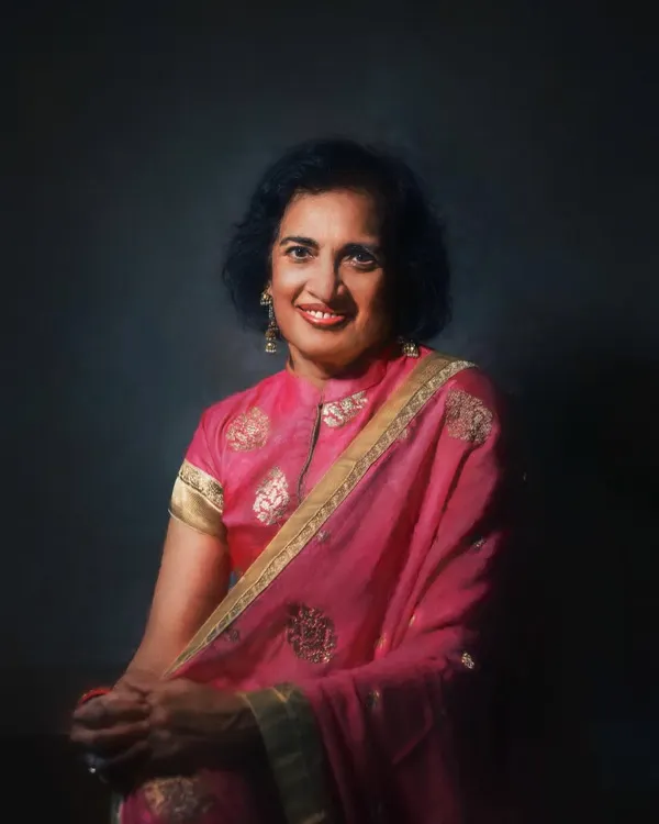 Inspired by the timeless paintings of Raja Ravi Varma, this portrait captures the grace and warmth of a mother. I use only ambient light to create this soft, painterly effect, turning a photograph into a modern heirloom that families can cherish forever.