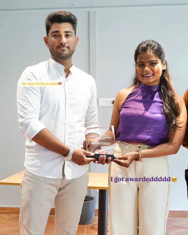 I got awarded! It was an amazing week full of learning and connecting with fellow professionals. Feeling grateful for the recognition.