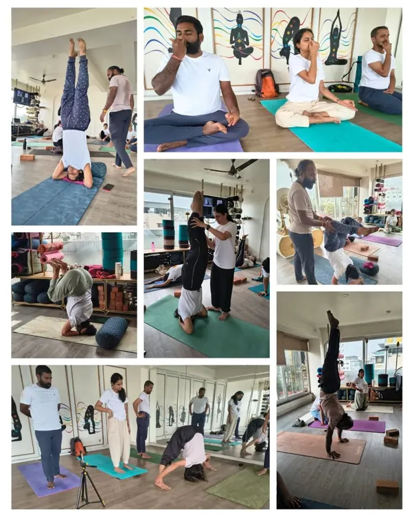 A glimpse into our Teachers Training Course. It is more than just asanas; it is a journey of discipline, awareness, and deep connection. Here, students master postures and embody the true essence of yoga.