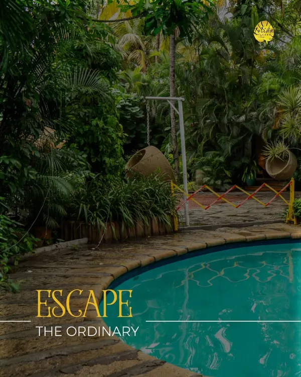 Escape the ordinary by our serene, free-form swimming pool. Surrounded by lush greenery, it’s the perfect place to cool off, relax, and let your worries float away.