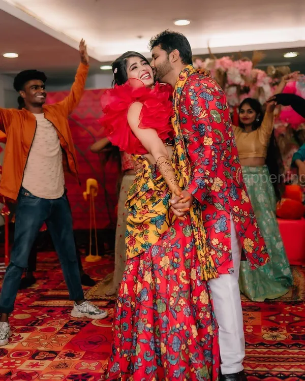 Capturing the pure happiness of a couple during their Sangeeth dance. My team ensures the music, lighting, and atmosphere are perfect for creating these beautiful memories.