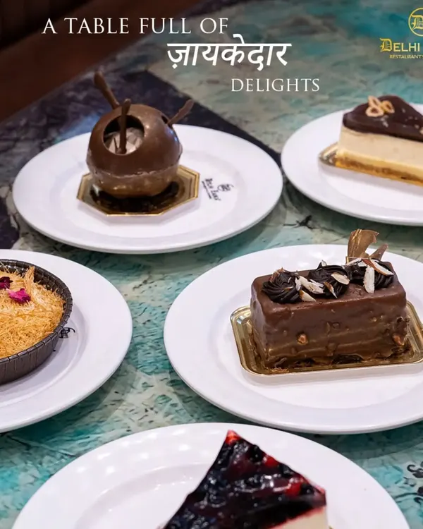 A table full of 'zaikedaar' delights. Our dessert selection at the Jogeshwari outlet is a sweet tooth's dream.