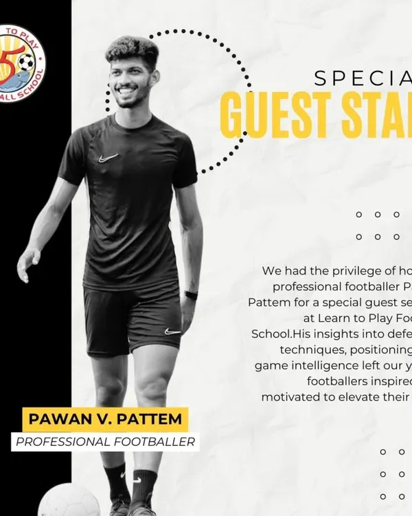 We were privileged to host professional footballer Pawan V. Pattem for a special guest session on defensive techniques and game intelligence.