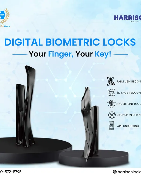 This is the future of security, where your finger is the key. My digital biometric locks offer multiple ways to secure your home, including palm vein, 3D face, and fingerprint recognition, along with app unlocking and a backup mechanical key for complete peace of mind.