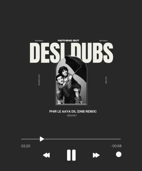 A DnB remix of the classic "Phir Le Aaya Dil." This is part of my 'Bollywood Wala Pyar' EP, blending nostalgia with bass.