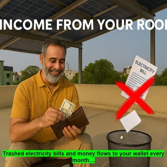Imagine this: instead of paying high electricity bills, you are putting that money back into your wallet. This is the reality with a rooftop solar system, where your roof starts generating income for you.