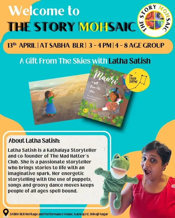 Storyteller Latha Satish uses energetic puppetry and groovy dance moves to keep people of all ages spellbound during our festival sessions.