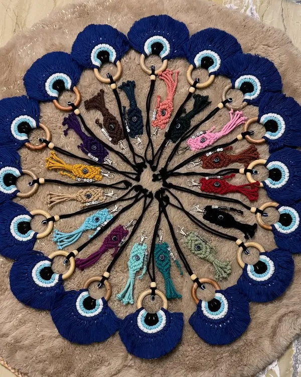 A large bulk order of my evil eye car charms, ready to be dispatched for a kitty party. I can handle orders of any size for your events.