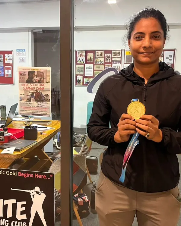 Congratulations to our academy shooter Vaibhavi for her outstanding performance, winning her second Gold medal at the Gujarat State Championship. Her victory is a result of relentless dedication and expert pistol training.