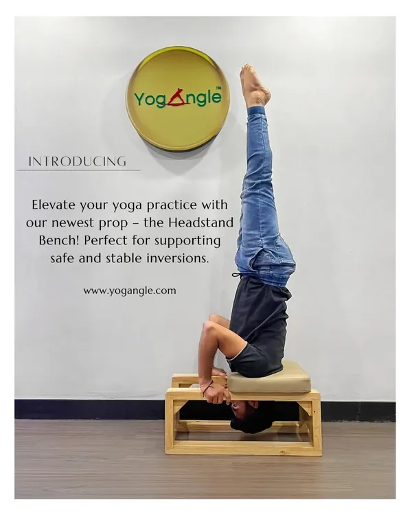 We are excited to introduce the Headstand Bench to our studio. This prop provides exceptional support for the shoulders, allowing you to practice inversions without any strain on your neck. It's a game changer for building the strength and confidence needed for a stable headstand.